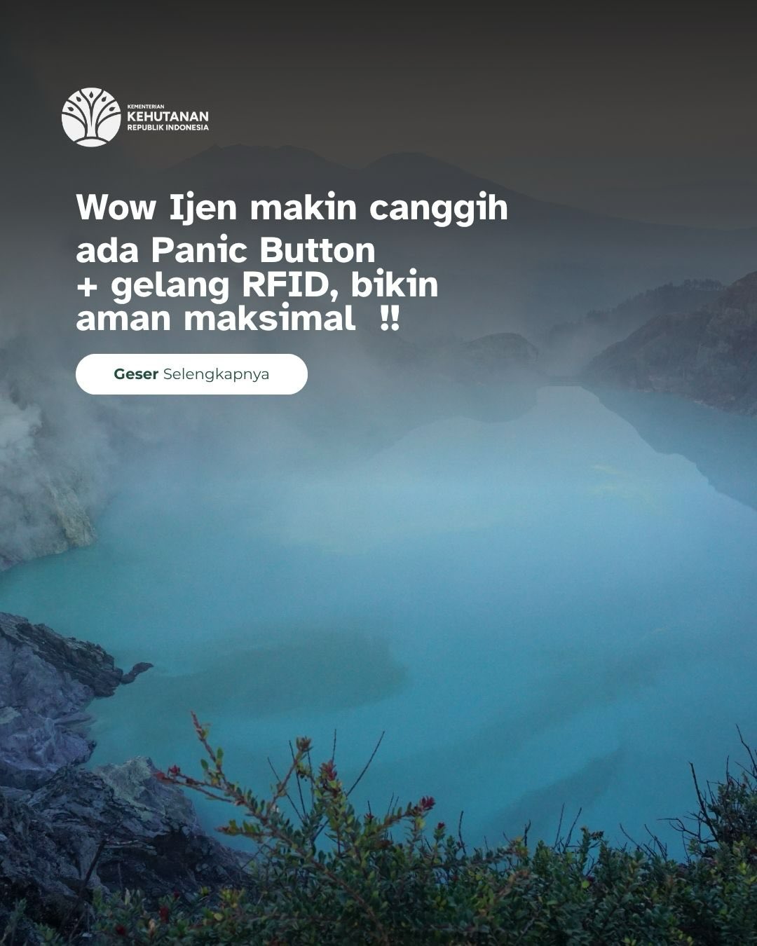 Sistem Keamanan RFID Kawah Ijen